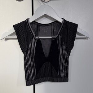 Urban Outfitters Black and Gray Crop Top